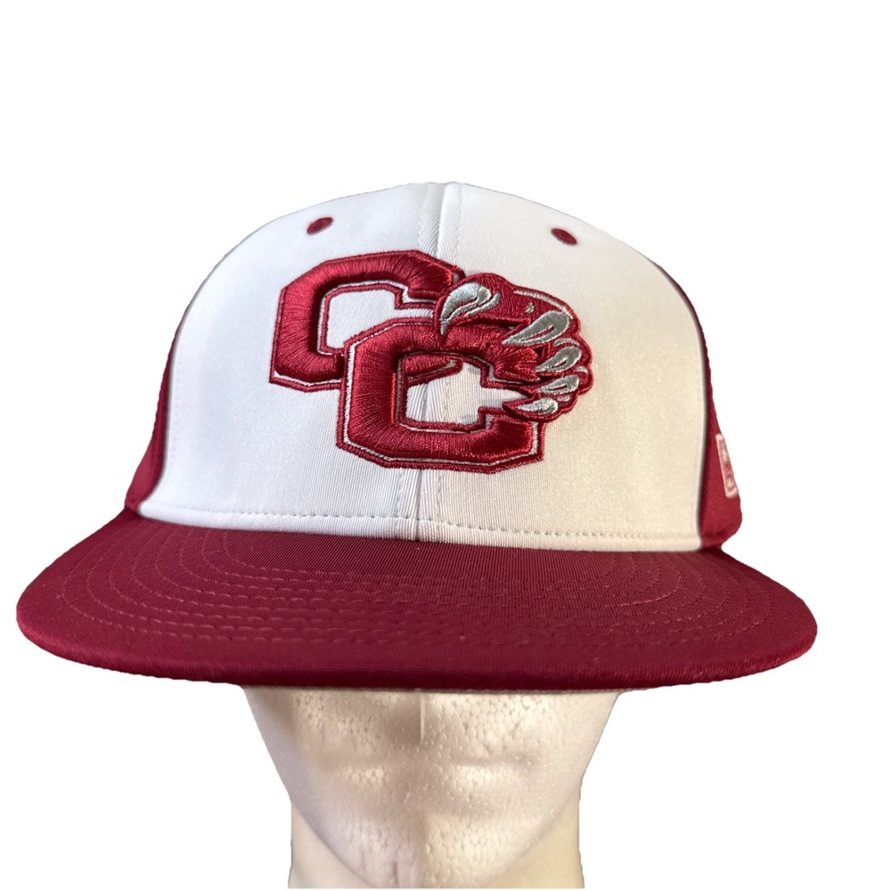 The Game Pro CC Cardinal Creek Golf Club Baseball Hat Size 7 5/8 Red/White NWOT